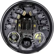 Motorcycle Headlight LED Motorbike Auxiliary HeadLights 5.75" LED For Scooter Headlamp Assembly Motorcycle LED Headlight For Harley Motorcyle B