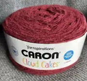 Caron Cloud Cakes Yarn Merlot Lush Living Collection NEW Burgundy