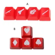4PCS Gaming Backlit Keycaps For MxSwitch Mechanical Gaming Keyboards WASD
