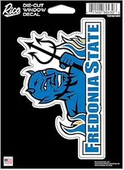 Rico Industries NCAA SUNY Fredonia Blue Devils 5" x 7" Vinyl Die-Cut Decal - Car/Truck/Home Accessory