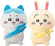 Chikawa Plush Toy Pillow, 2Pack Chikawa Plush, Game Anime Stuffed Animal Figure Soft Toy, Cute Cuddle Toy Doll Home Decor Present for Kids and Adults