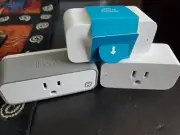 3 Wifi Plugs/outlets Amazon Smart Plug And Ihome Smart Plug.
