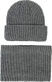 [Generic] Summer Hats for Kids Girls Toddler Kids Boys Girls Beaniess Hat Scarf Set Winter Warm Cute Solid Knit Cap Fleece Neck Warmer Snow Clothes Set