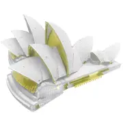 Building Blocks Set - 3D Metal Puzzle Sydney Opera House Model DIY Jigsaw Toy
