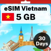 eSIM Vietnam - 5 GB - 30 Days - Travel eSIM | QR code activation