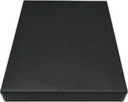 Golden State Art, Archival Folio Storage Box 11x14, Clamshell Design with Metal Edge, Preserve And Store Photos Documents Cards Prints Arts Crafts DIY, Black