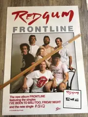 VINTAGE POSTER: REDGUM Frontline (Original InStore 1984)