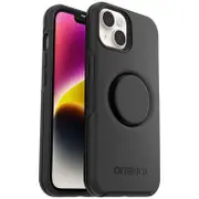 OtterBox Apple iPhone 14 / iPhone 13 Otter + Pop Symmetry Series Antimicrobial Case - Black (77-89684)