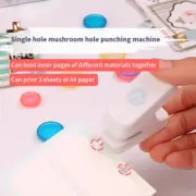 You Can Get A Good Single-hole Mushroom Buckle Hand Book Punching Machine