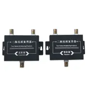 1 Pair 2CH Video Multiplexer AHD Camera Compound Monitoring Two Way Video Multiplexer Transmitter Receiver