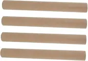 jojofuny 4pcs Paperboard Mailing Tubes Reusable Cardboard Tubes for Heavy Duty Packaging for Artwork Blueprints Documents Storage