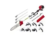 Giantz 65CC Pole Chainsaw Hedge Trimmer Brush Cutter Whipper Snipper 9-in-1 4.3m