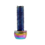 10Pcs Rainbow Metal Bicycle Handlebar Stem Screw MTB Road Bike Handlebar Screw M6 Bicycle Screw M6*19 single_screw