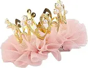 Nishine Princess Toddler Girls Crown Tiaras Baby Elastic Birthday Party Crown Headband Photo Props Gift