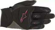 Women's Shore Street Riding Gloves Black/Pink X-Large Alp. 3516318-1039-XL