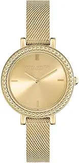 [Olivia Burton] Vintage Bead IP Thin Gold Steel Light Gold Dial Women's Watch
