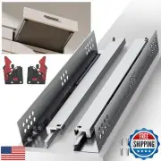 SIGOEI 10 12 14 16 18 20 22 24 Inch Bottom Mount Soft Close Drawer Slides Ful