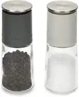 Joseph Joseph Duo Manual Salt and Pepper Mill Set - Inverted Grinder with Cerami