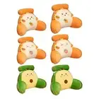 Lovely Cartoon Plush Lumbar Pillows Waist Rest Cushion Bedrest Reading Pillows