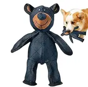 Jiimhte Indestructible Dog Toy Bear, Unbreaka Bear, Squeaky Dog Toys, Heavy Duty Interactive Puppy Chew Plush Toy For Large Dogs