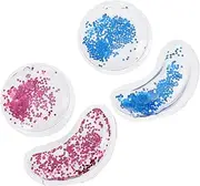 4pcs Gel Ice Pads Eye Fatigue Relief Patches Reusable Cooling Eye Pads Sequins Eye Pad Eye Gel Masks Cold Eye Masks Under Eye Patches Reusable Eye Cold Pads Pvc Set Soothing