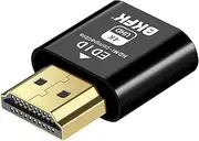 4K HDMI Dummy Plug - Virtual Monitor Display Emulator, Headless Display Adapter Supports up to 3840x2160@60Hz, 1080@120Hz DVI EDID Emulator (1pack)
