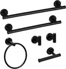Bathroom Hardware Set towel rail racks toilet roll holder robe hooks bathroom AU