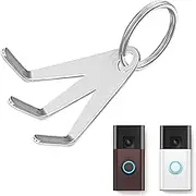 3 Pack Doorbell Key Replacement Compatible with All-New Battery Doorbell (2024), Video Doorbell Key Release Key Tool, Doorbell Removal Pin, 1 Security Key buckle