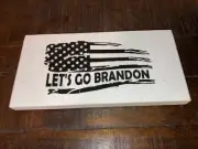 Quartz Stone Let's Go Brandon Cutting Board / Cheese Platter / Food Serving Tray