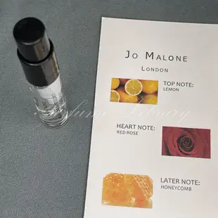 祖瑪瓏 紅玫瑰Jo Malone Red Roses-2ml香水樣品試用裝 香氛噴霧 旅行香水 約會香水 小香小樣