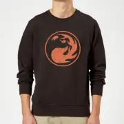 Magic The Gathering Mana Red Sweatshirt - Black