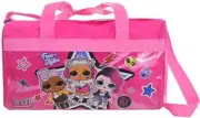 LOL Surprise 600D Polyester Duffle Bag with Printed PVC Side Panels