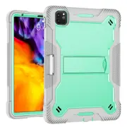 MCC Impact Shockproof iPad Pro 11" M4 2024 Case Cover Apple Pro11 5th Gen [Grey+Mint]