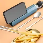 Pricing Cutlery with Travel Case for On-the-go Meals Silent Design Dinnerware