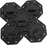 iplusmile 5pcs Adjustable Deck Support Pedestals Height Adjustable for Sturdy Outdoor Floor Support Plastic Base for Deck Foundation and Flooring Installation