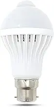 MSC Smart Indoor Motion Sensor Lights - Dual PIR LED Light Bulb - Automatic Motion Sensor - Warm White 3000k - 5w Equivalent (B22)