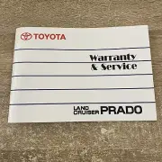 120 SERIES TOYOTA LAND CRUISER PRADO SERVICE LOG BOOK BOOKLET