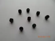 SOCKET SET SCREWS 7/16-20 x 7/16 CUP POINT. BLACK ALLOY. 8 PCS. NEW