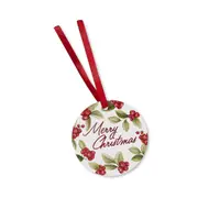 Noelle Red Gift Tag - Set of 8