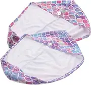minkissy Cute Hair Cap Double Layered Super Absorbent Hair Towel Wrap for Girls Women for Hotel Bathing and Makeup