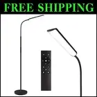 Versatile LED Floor Lamp with Memory Function & One-Hour Timer for Cozy Reading