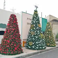 在飛比找Yahoo!奇摩拍賣優惠-聖誕樹 耶誕樹 場地佈置 節慶裝飾10米大型框架聖誕樹4米5