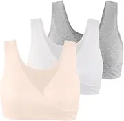 [COLOMI] Maternity Nursing Bras Seamless Nursing Bra for Sleeping Without Underwire for Women