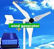 GOWE 5 pcs 50w wind generator/windmill/wind turbine +hydro controller wind solar