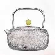 Teapot Pure Titanium Lifting Beam Pot Ice Crystal Style Boiling Water Pot Outdoor Camping and Brewing Tea Pot Portable for Home Use Tea Kettle FANDIAO