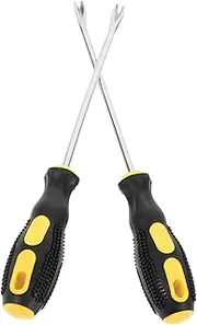 OSALADI 2pcs Upholstery Nail Puller Nail Removal Tool Stainless Steel Remover Easy to Use