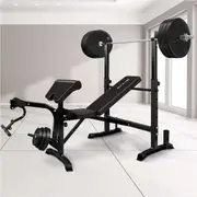 10-IN -1 Weight Bench BLACK LORD Multi-station with Preacher Curl Bar