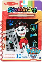 Melissa & Doug - Paw Patrol - Scratch Art - Marshall