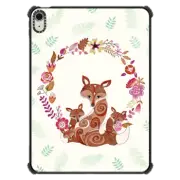 iPad Air 11-inch (M2/M3) iPad Impact Case FOX & FLOWERS & LEAVES