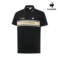 在飛比找樂天市場購物網優惠-【LE COQ SPORTIF 法國公雞】男款黑色休閒潮流短